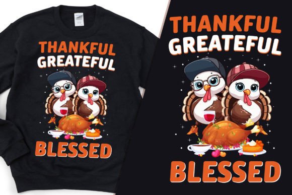 Blessed Thanksgiving T-shirt Design Graphics