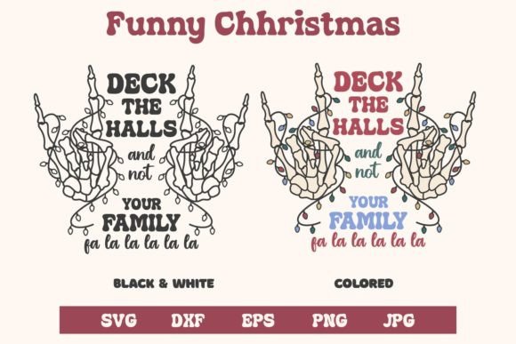 Deck the Halls Svg for Graphics and Crafts