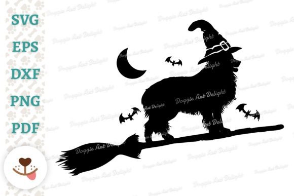Fun Halloween Border Collie Dog Svg