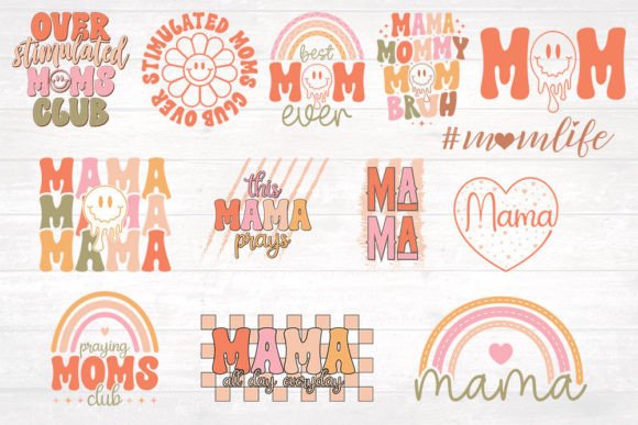Funny Mom Mama Mother Day Graphics for Crafts