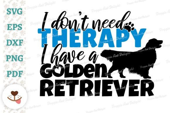 Golden Retriever Graphics for Local Business Crafts