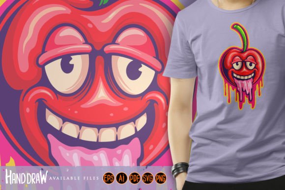 Playful Side Funny Cherry Melting Graphics Review