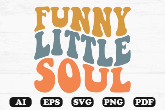 Retro Wavy Graphics for Creative Crafts