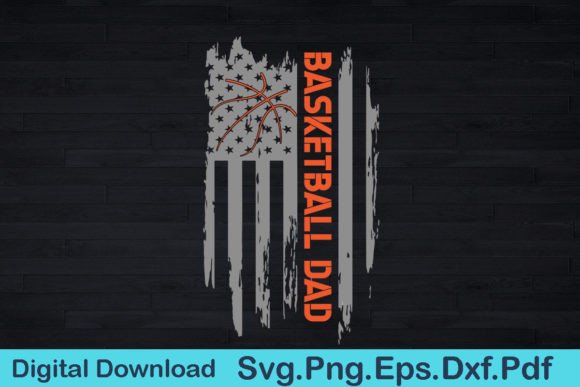 USA Flag Basketball Svg Typography Review